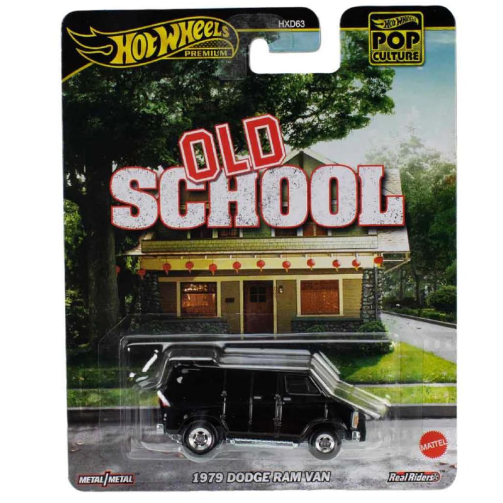Masina metalica, Hot Wheels Premium, Pop Culture, 1979 Dodge Ram Van, HVJ38