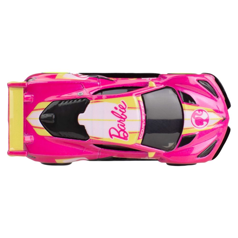 Masina metalica Hot Wheels, Pop Culture, Barbie 65th Corvette C8.R, 1:64, HVJ51