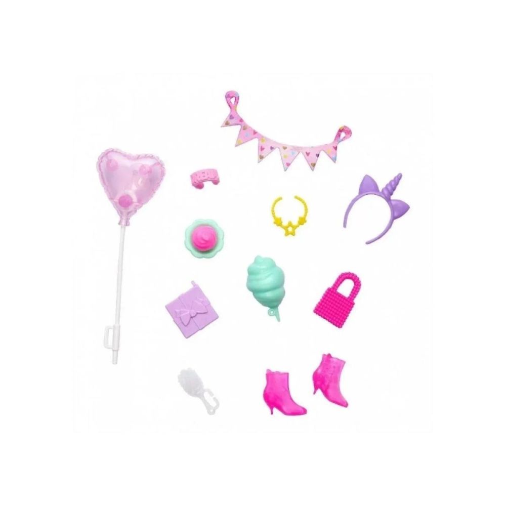 Set accesorii cu pantofi si gentuta, Barbie, HWV73