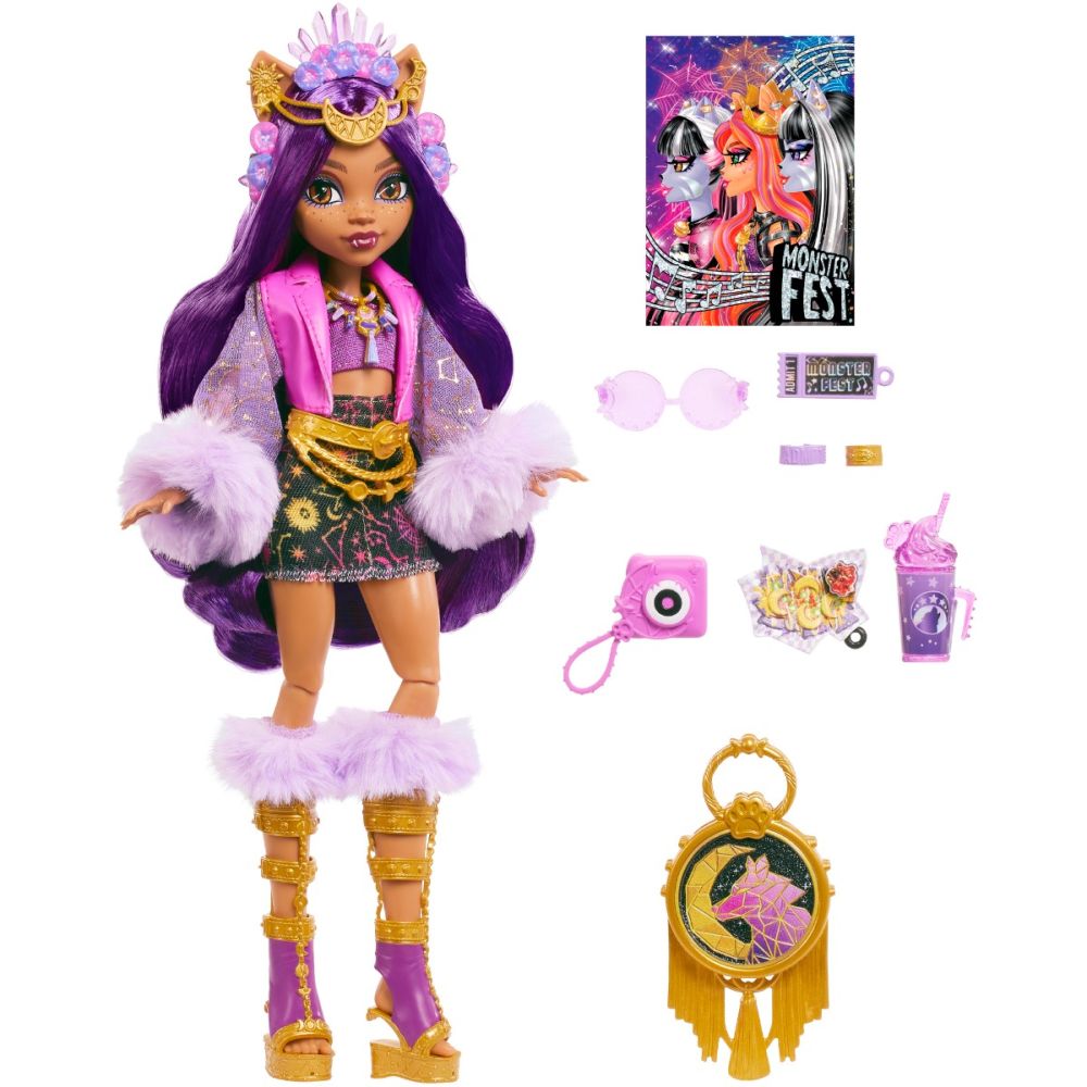 Papusa Monster High, Monster Fest, Lagoona Clawdeen, HXH80