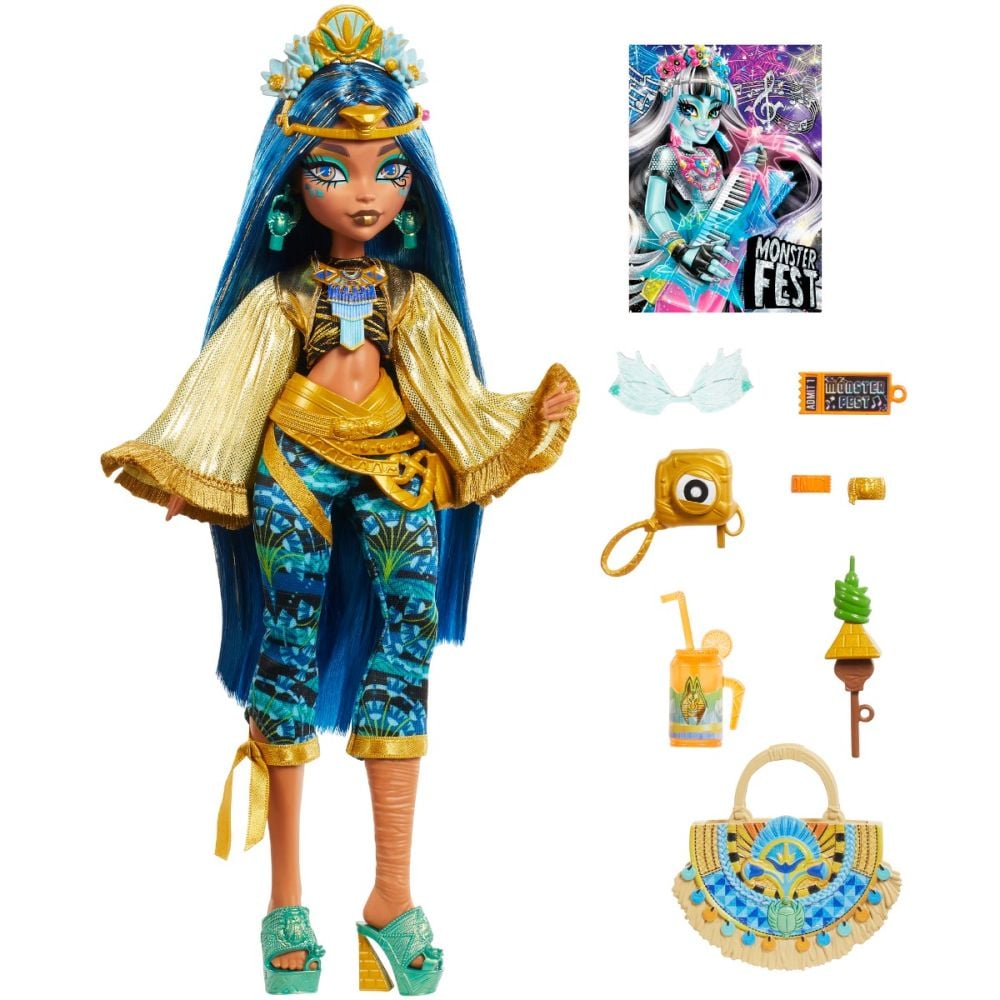 Papusa Monster High, Monster Fest, Cleo De Nille, HXH81