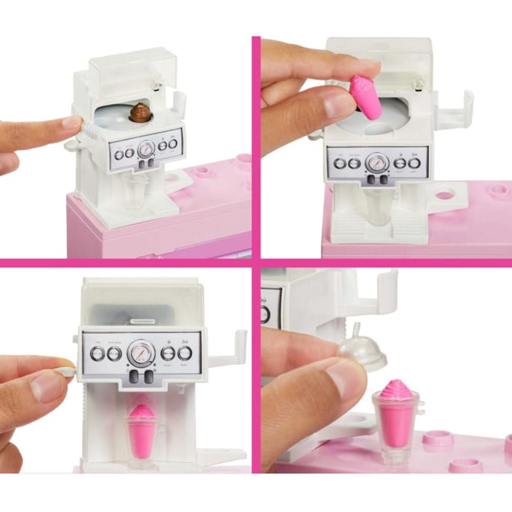 Set de joaca cu papusa Barbie, Coffee Shop, HXN94
