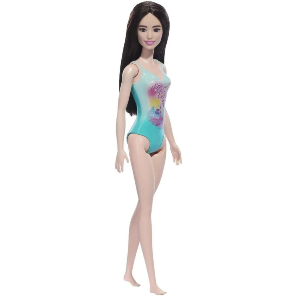 Papusa Barbie, La plaja in costum de baie, Tropical Blue, HXX51