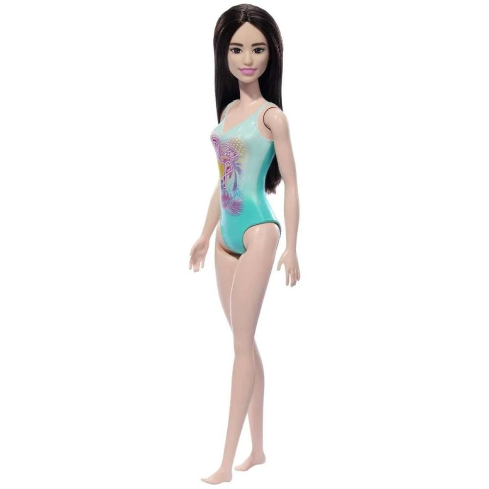 Papusa Barbie, La plaja in costum de baie, Tropical Blue, HXX51