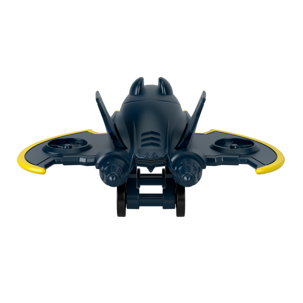Mini vehicul din metal, Fisher Price, Batwheels, Batwing The Bat Plane, 1:55, HYB67