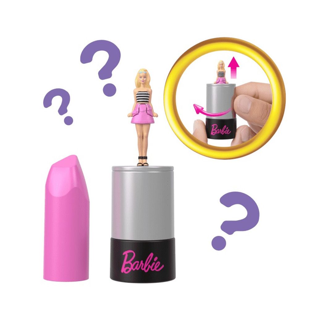 Papusa surpriza in ruj, Barbie, Mini BarbieLand, HYF19