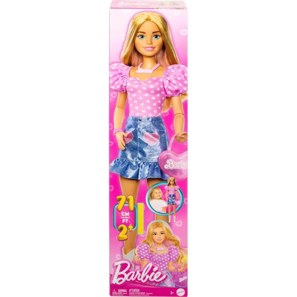 Papusa cu accesorii, Barbie, 71 cm, HYT84