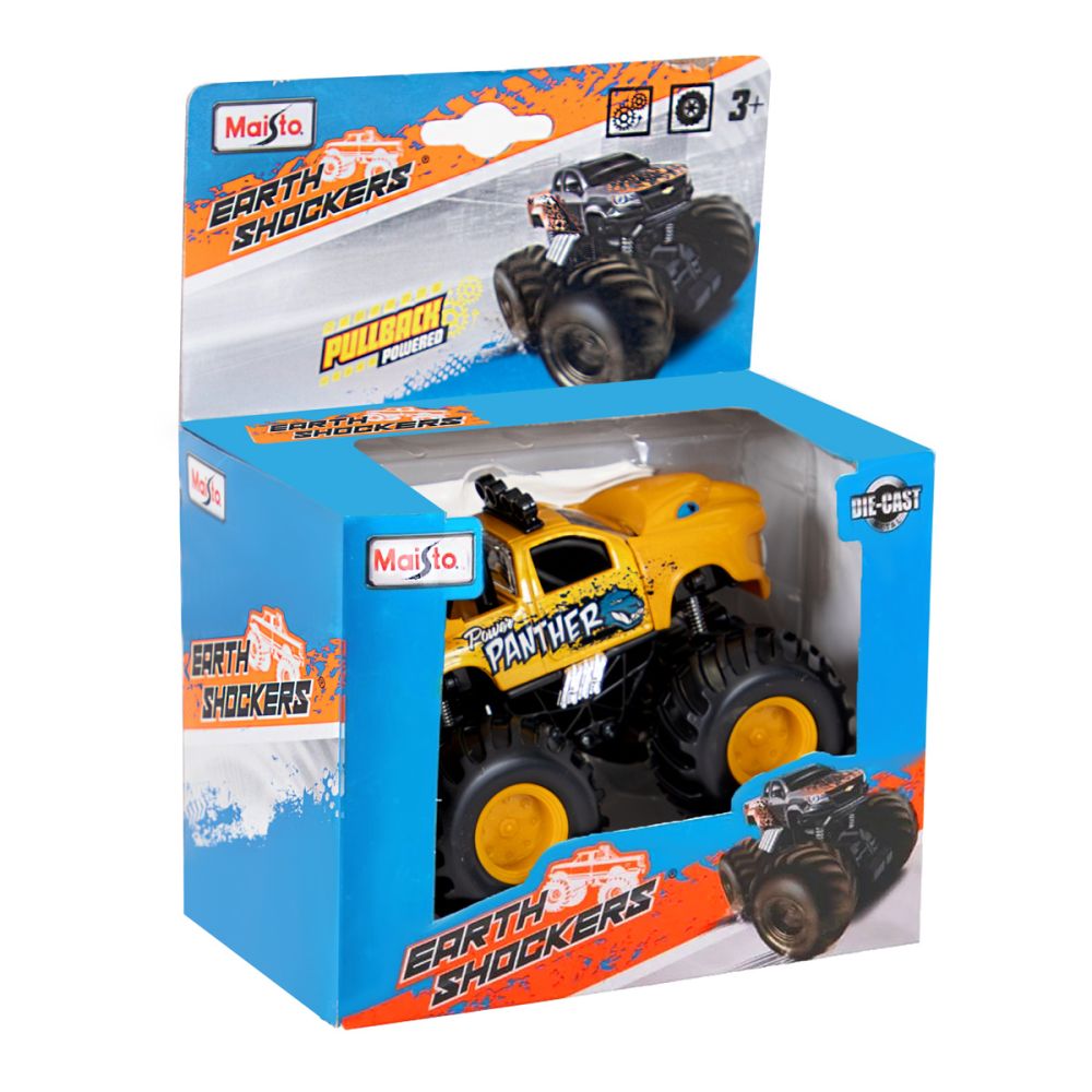 Masinuta Maisto Fresh Metal Earth Shockers, Met Galben