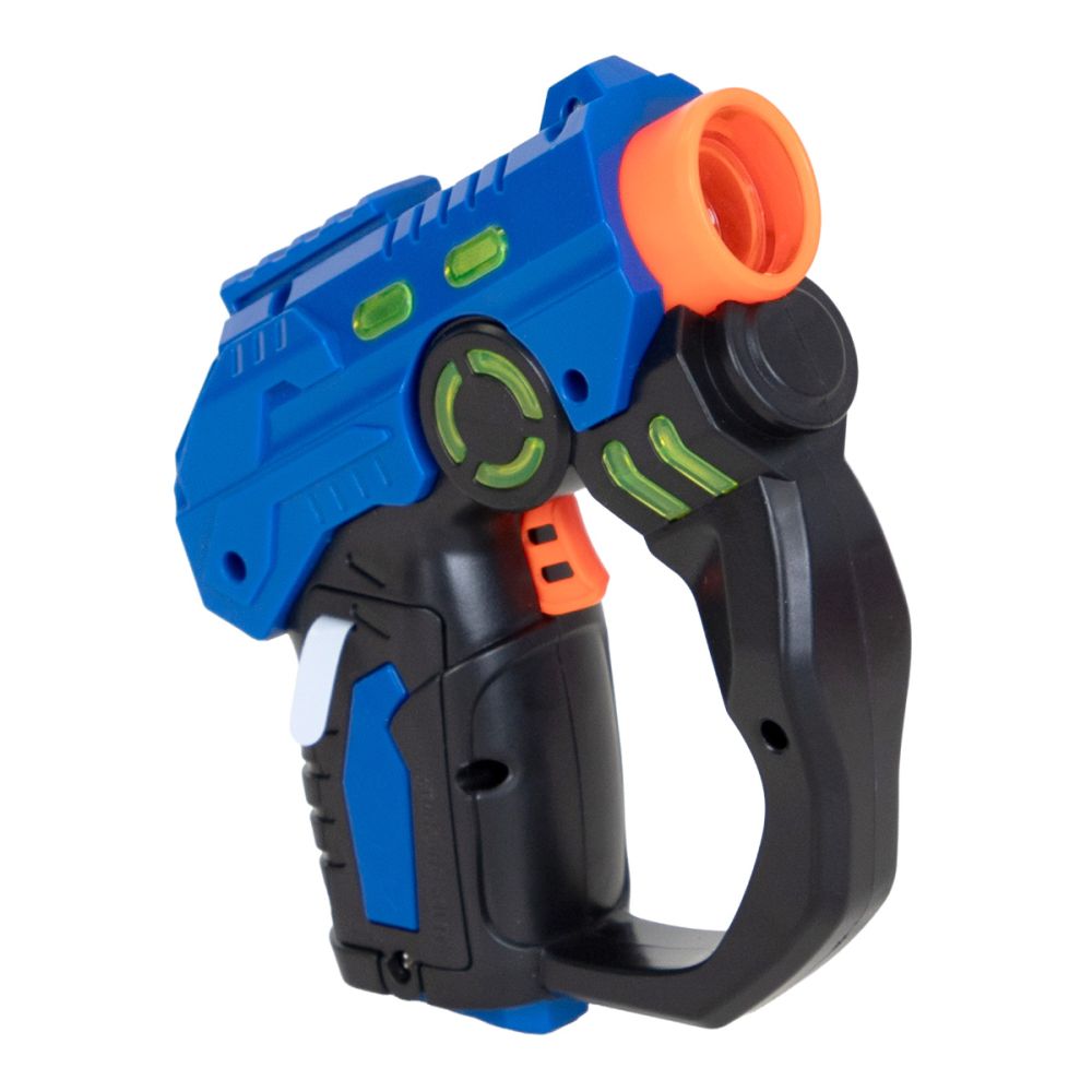 Pistol de jucarie cu lumini si sunete, Space Patrol, Albastru