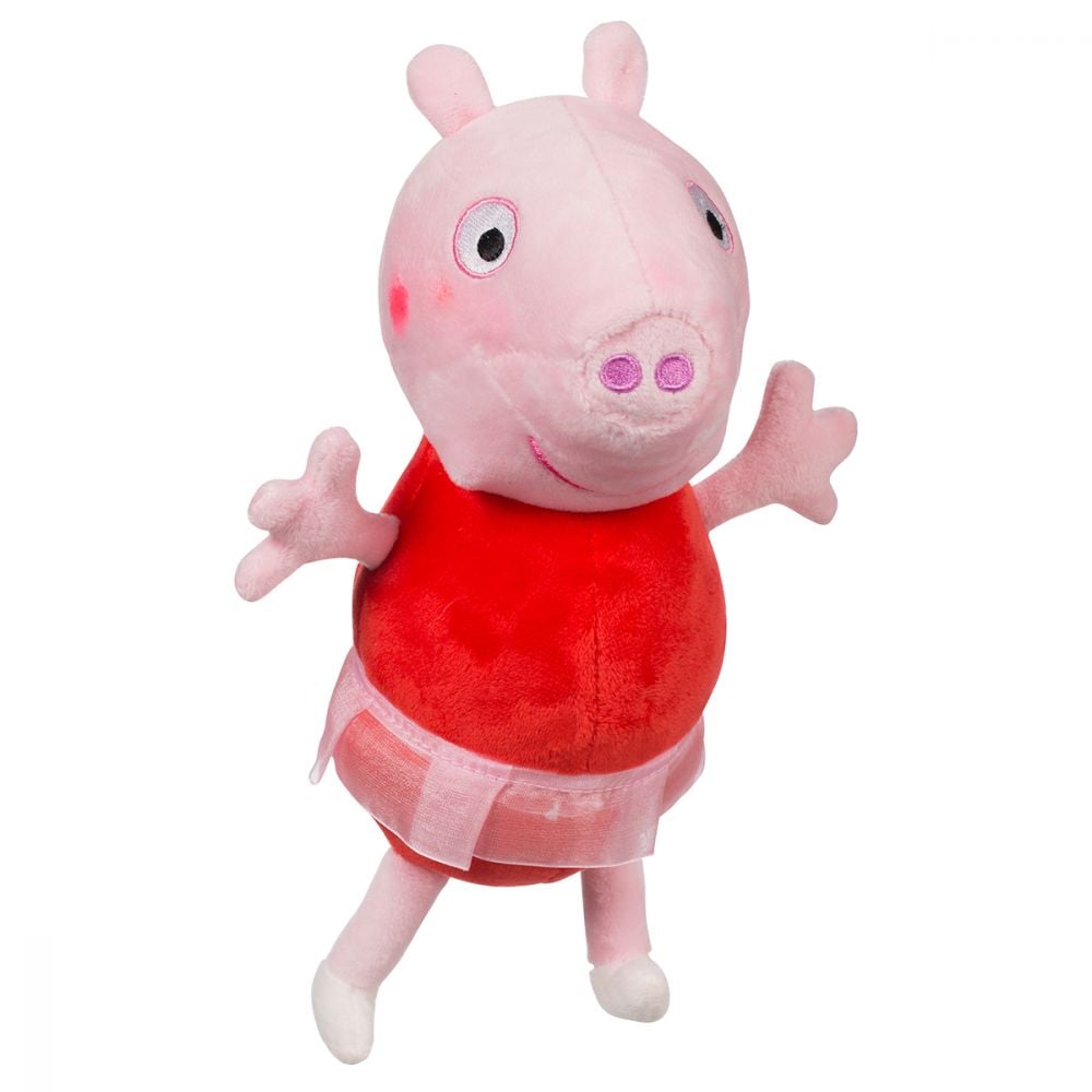 Jucarie de plus Peppa Pig, Peppa balerina, 25 cm 