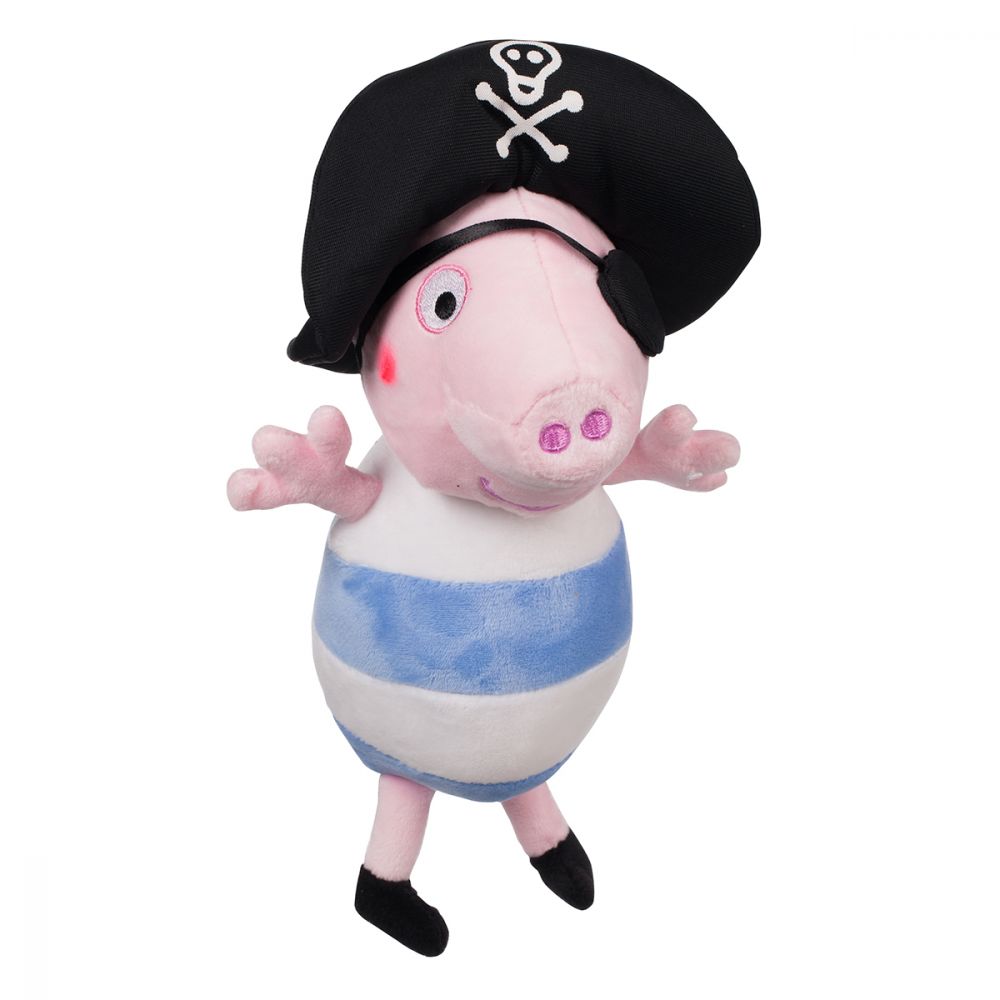 Jucarie de plus Peppa Pig, George pirat, 25 cm