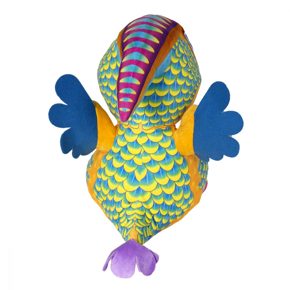 Jucarie de plus Noriel, Dragon cu cioc, Multicolor, 40 cm
