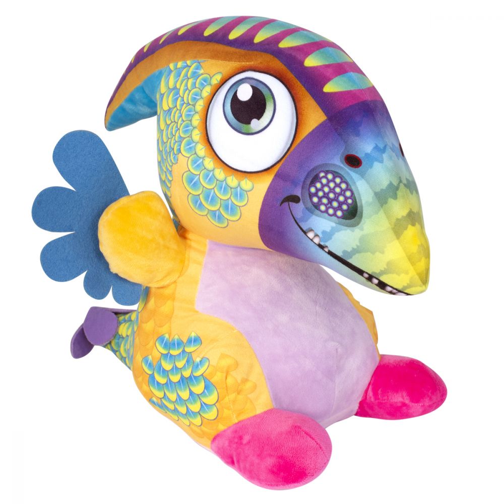 Jucarie de plus Noriel, Dragon cu cioc, Multicolor, 40 cm