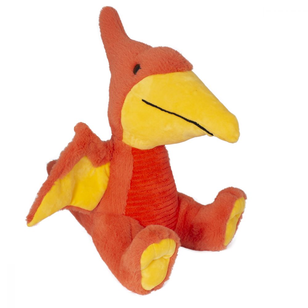 Jucarie de plus Noriel, Dinozaur, Portocaliu, 31 cm