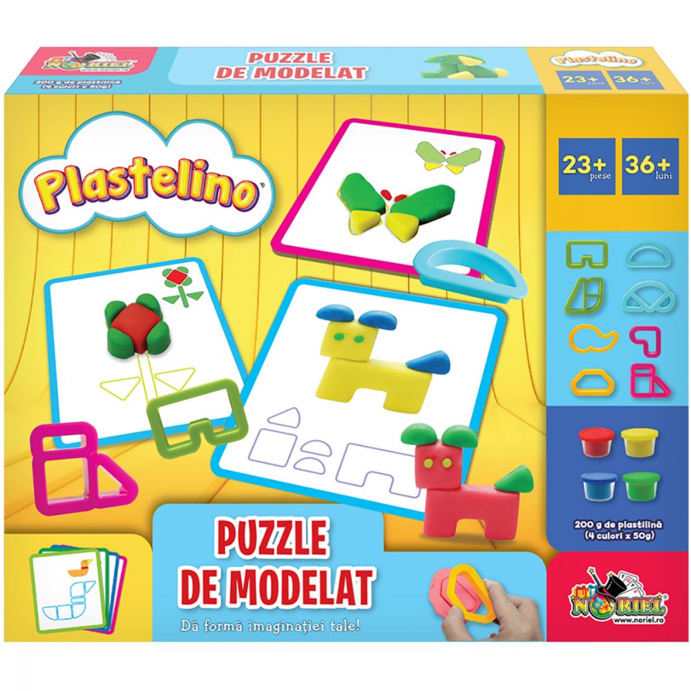 Set de joaca Plastelino, Puzzle de modelat
