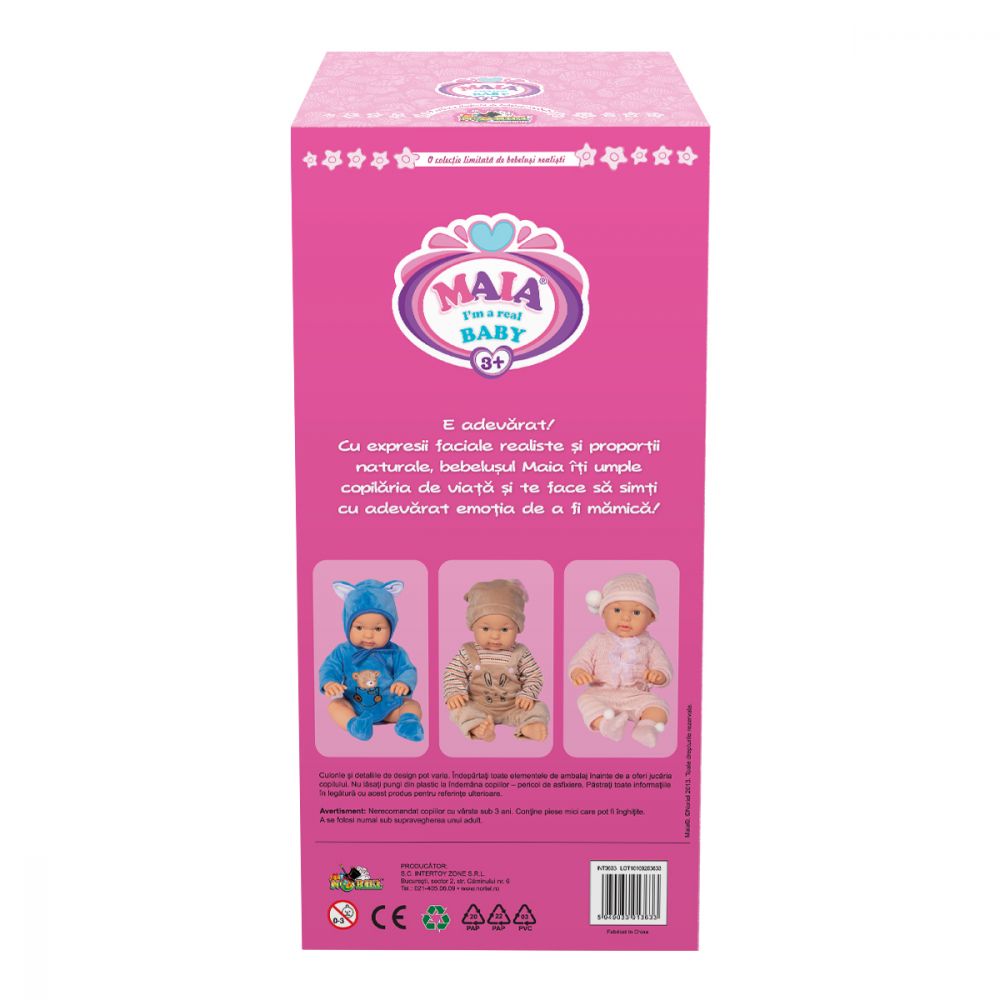 Papusa Baby Maia Deluxe, Bej