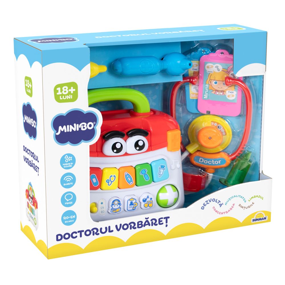 Jucarie bebelusi, Minibo, Doctorul vorbaret