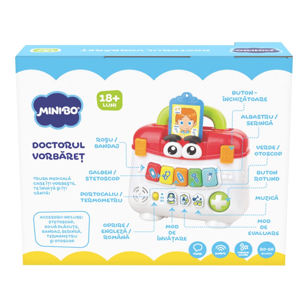 Jucarie bebelusi, Minibo, Doctorul vorbaret
