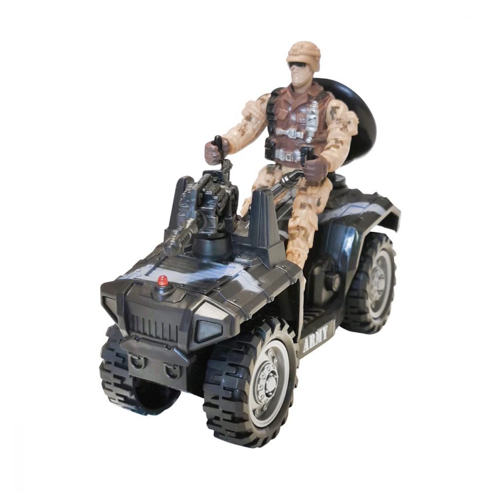Set militar cu atv si figurina Cool Machines