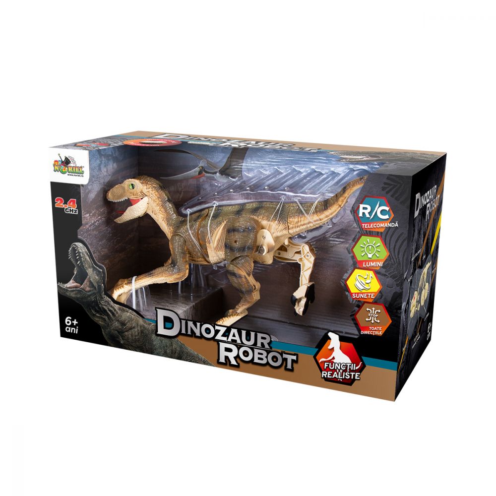 Jucarie interactiva Noriel, Dinozaur robot, Galben