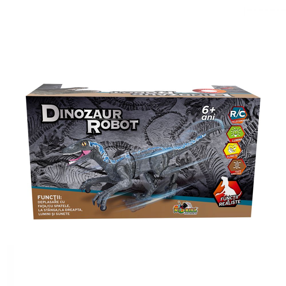 Jucarie interactiva Noriel, Dinozaur robot, Galben