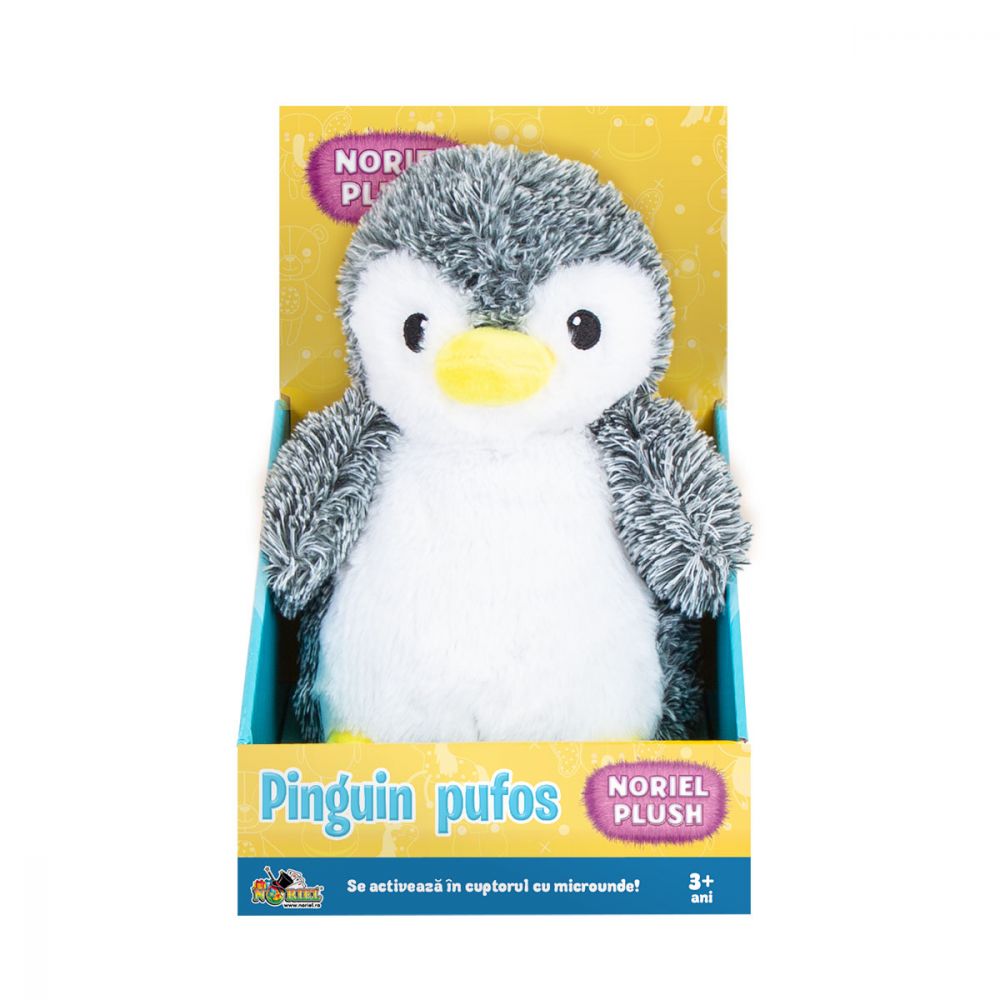 Jucarie de plus Noriel Plush - Pinguin pufos, 25 cm