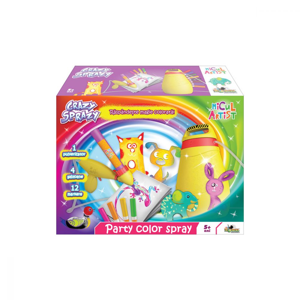 Micul Artist Party Color Spray - Crazy Sprazy