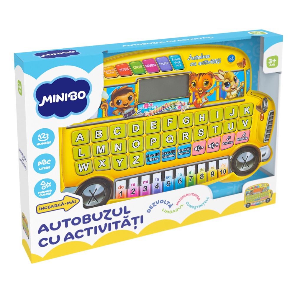 Set educativ, Autobuz cu activitati, Minibo