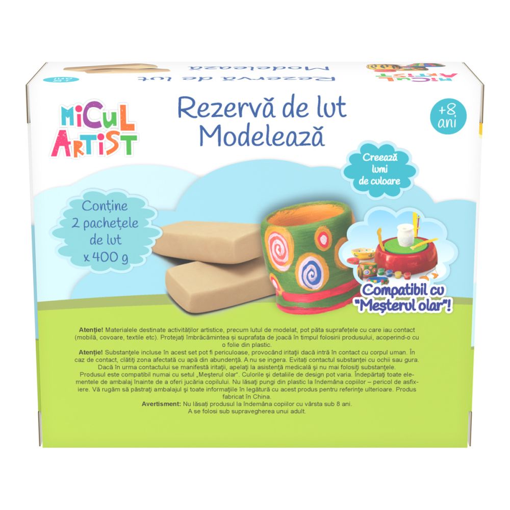 Rezerva de lut, Micul Artist, Modeleaza