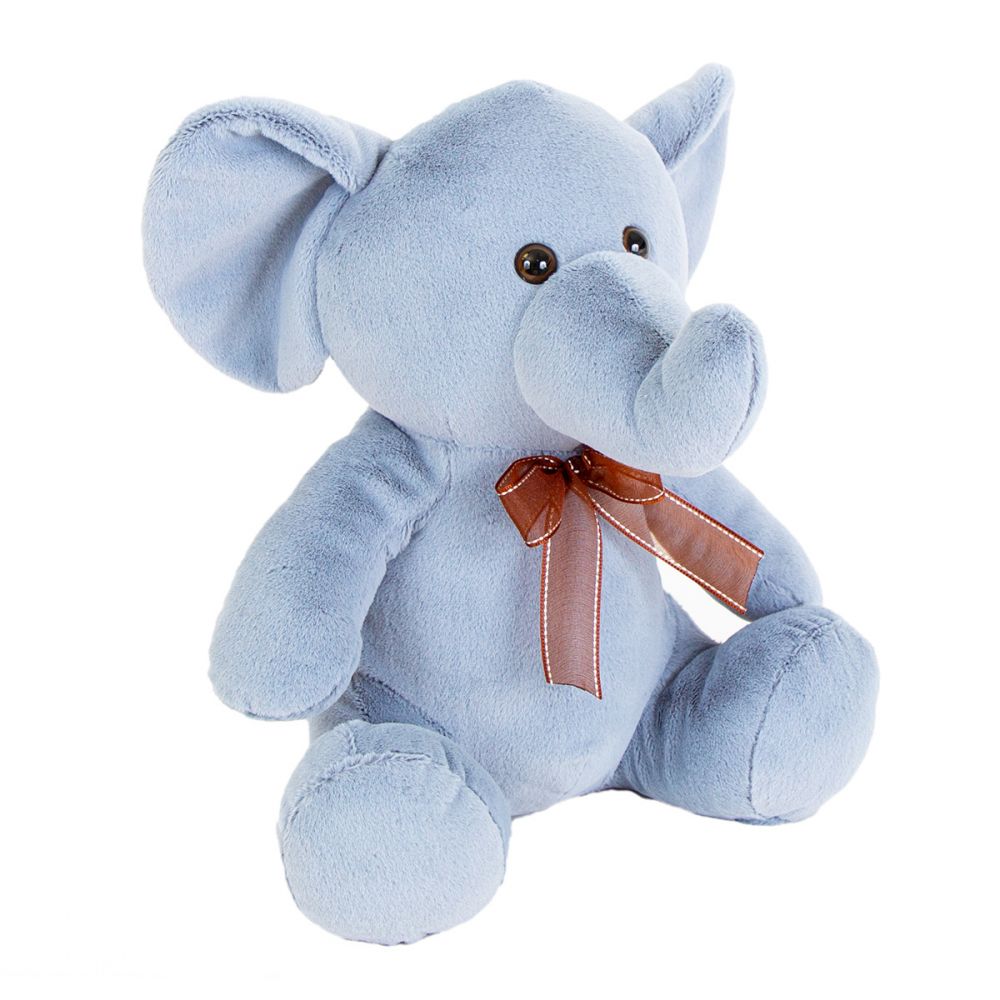 Jucarie de plus Noriel, Elefant, Albastru, 30 cm