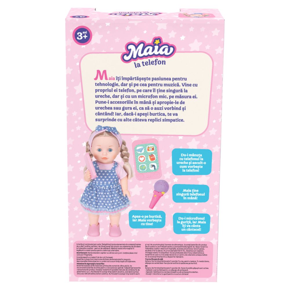 Papusa Maia la telefon