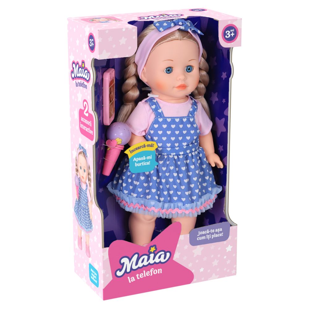 Papusa Maia la telefon