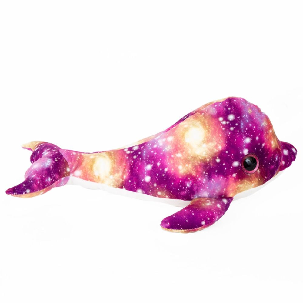 Jucarie de plus Noriel, Delfin Galaxy, roz, 44 cm