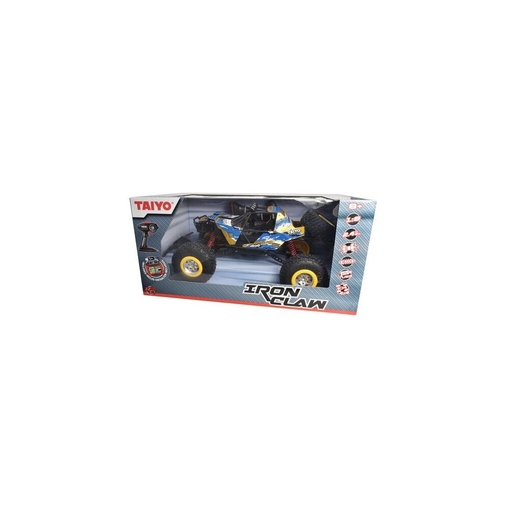 Masina cu telecomanda, Taiyo, Iron Claw Buggy, Albastru-Galben