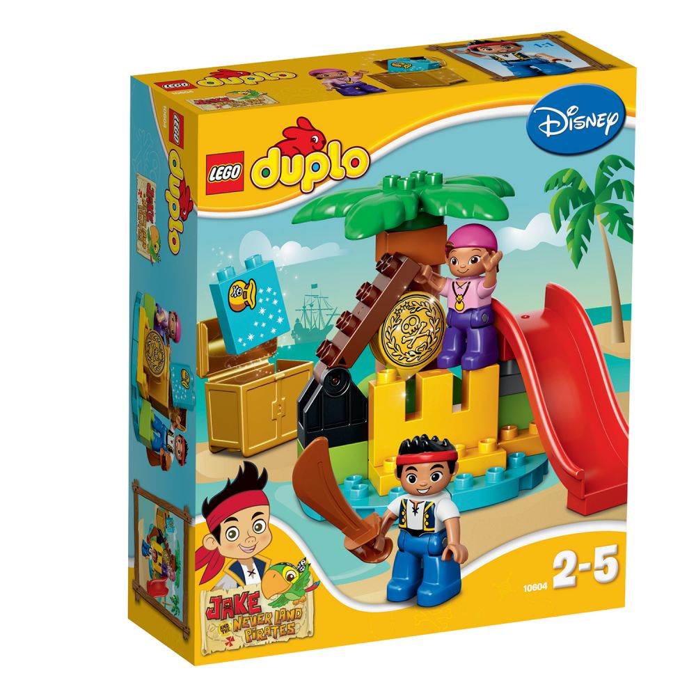 LEGO® DUPLO® - Jake si Comoara Piratilor din Tara de Nicaieri (10604)