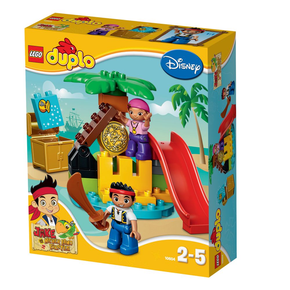 LEGO® DUPLO® - Jake si Comoara Piratilor din Tara de Nicaieri (10604)