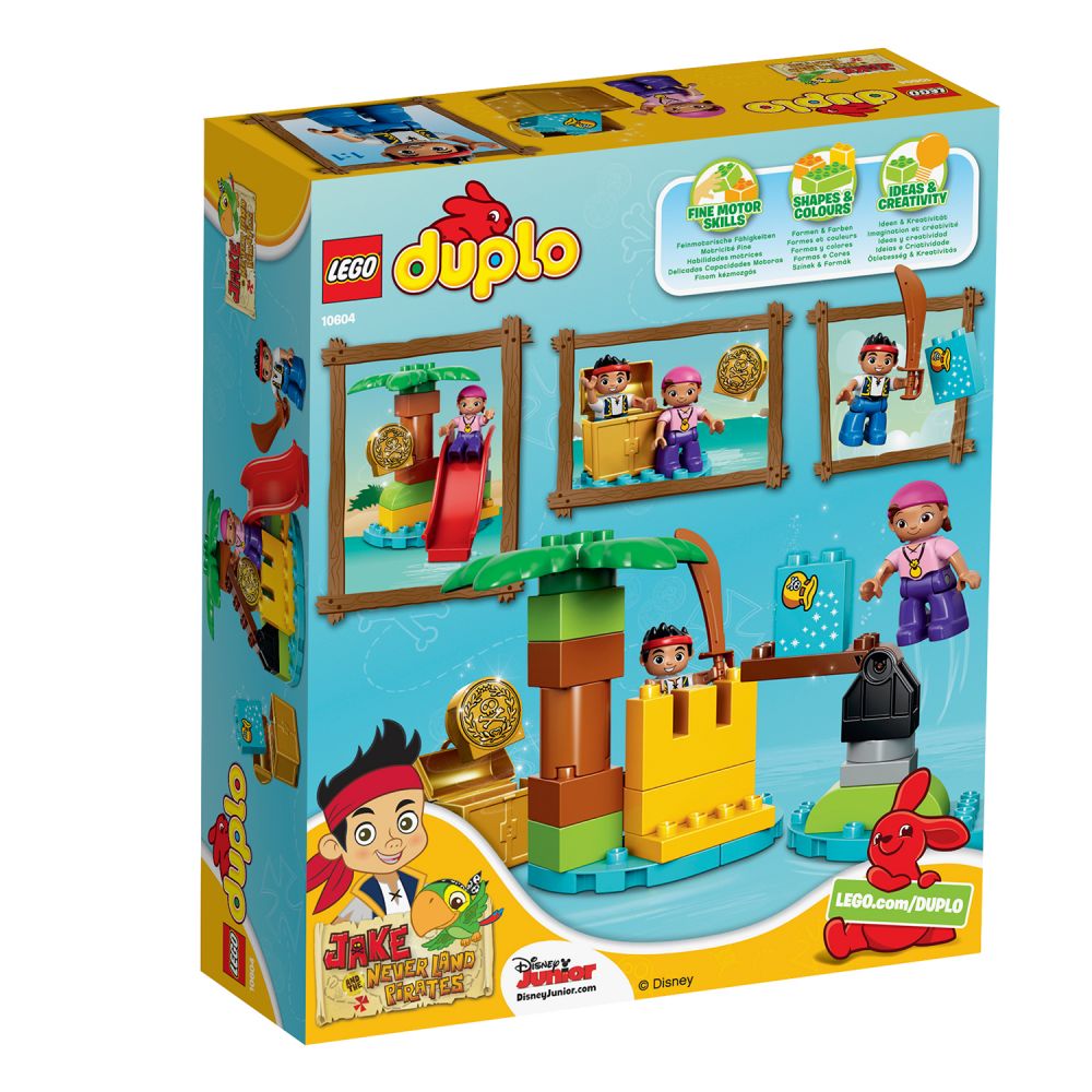 LEGO® DUPLO® - Jake si Comoara Piratilor din Tara de Nicaieri (10604)