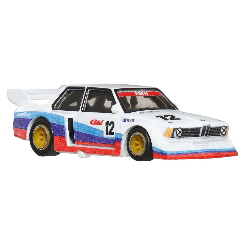 Set 2 masini metalice, Hot Wheels, BMW 320 Group 5 si 2001 BMW M3 GTR, JBK99