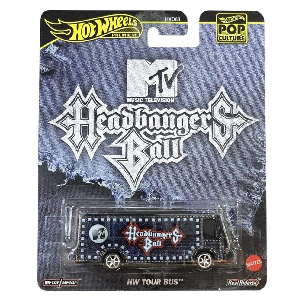 Masina metalica, Hot Wheels Premium, Pop Culture, HW Tour Bus, JBL64