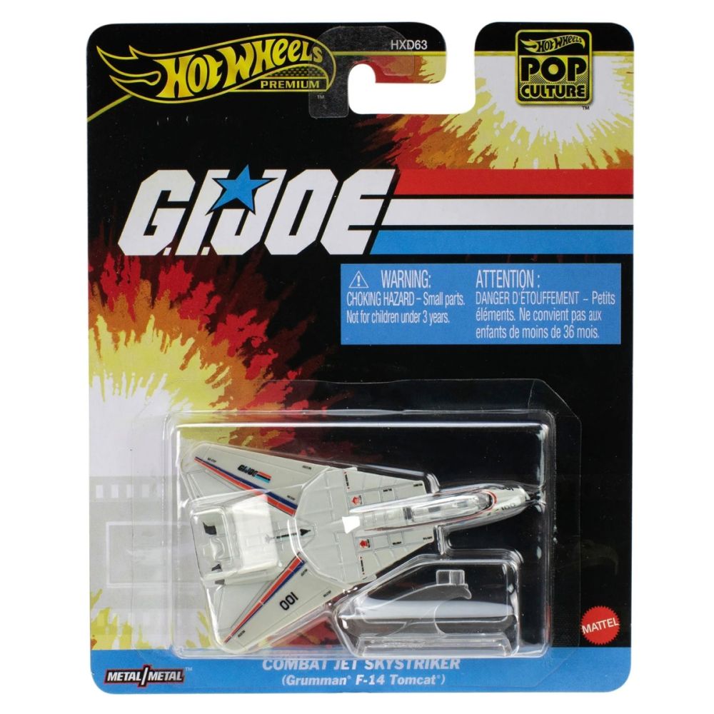 Avion metalic, Hot Wheels Premium, Pop Culture, GI JOE Combat Jet