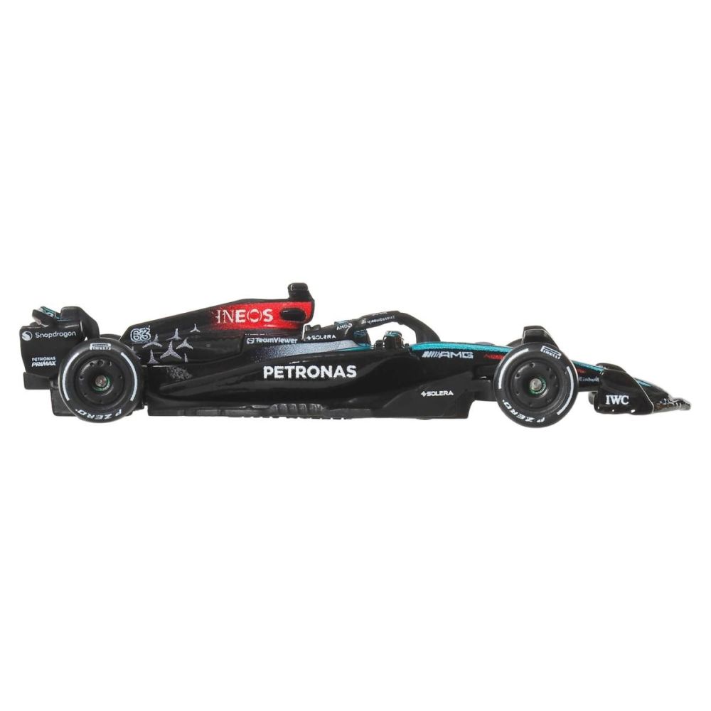 Masinuta metalica de curse, Hot Wheels, Formula 1, Mercedes-Benz 2024 (#63), JBM18