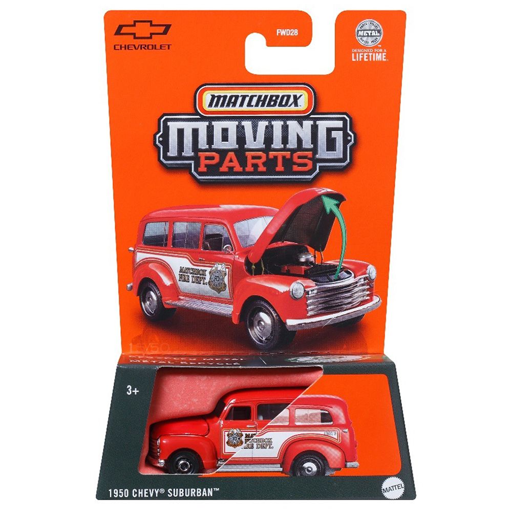 Masinuta Matchbox, Moving Parts, 1950 Chevy Suburban, JBW89