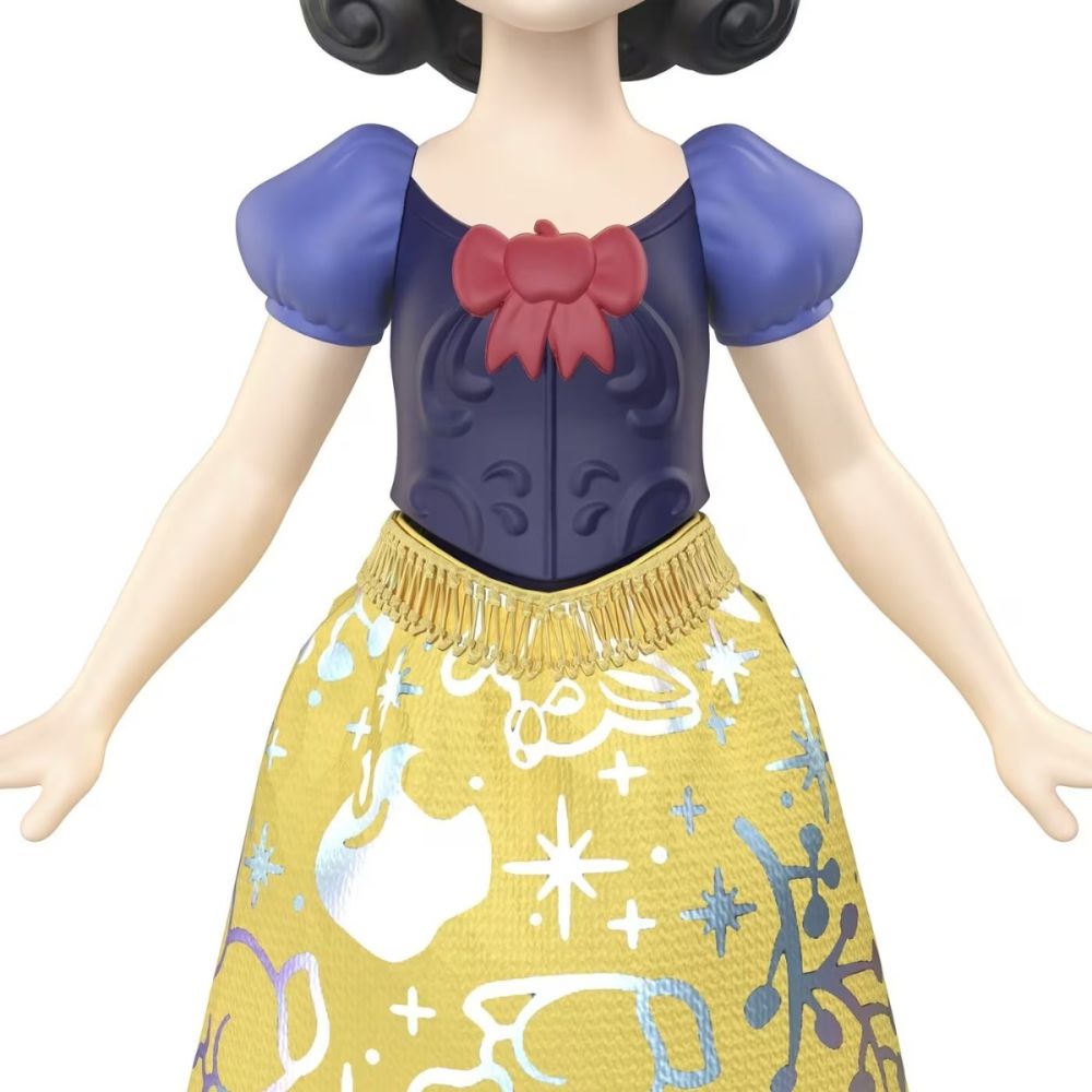 Papusa mini, Disney Princess, Alba ca Zapada, 9 cm, JBX47