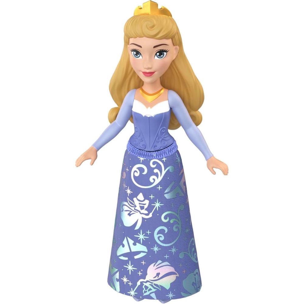 Papusa mini, Disney Princess, Aurora, 9 cm, JBX48