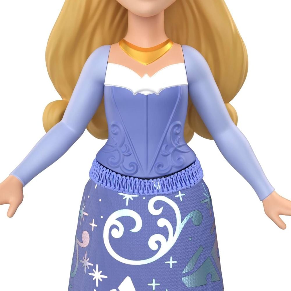 Papusa mini, Disney Princess, Aurora, 9 cm, JBX48