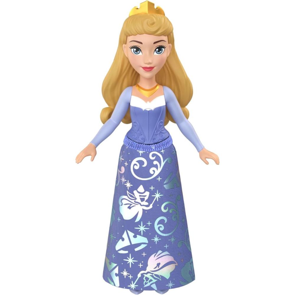 Papusa mini, Disney Princess, Aurora, 9 cm, JBX48