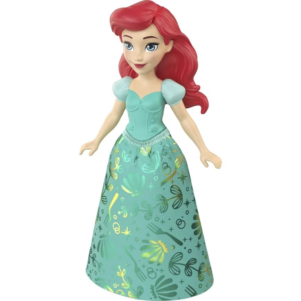 Papusa mini, Disney Princess, Ariel, 9 cm, JBX49