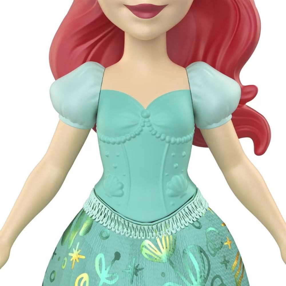 Papusa mini, Disney Princess, Ariel, 9 cm, JBX49