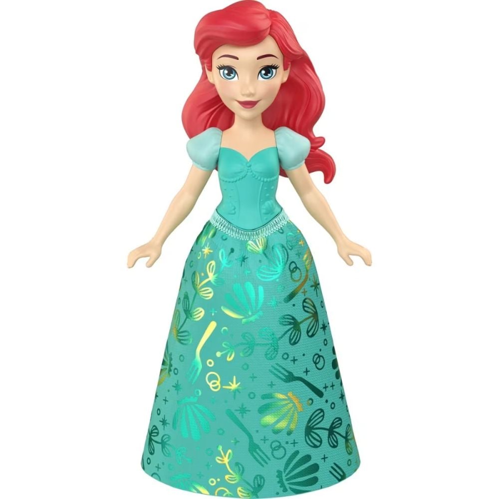 Papusa mini, Disney Princess, Ariel, 9 cm, JBX49