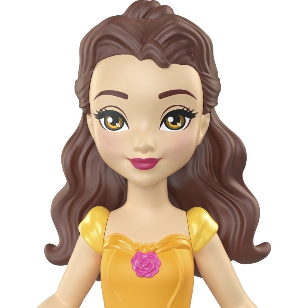 Papusa mini, Disney Princess, Belle, 9 cm, JBX50